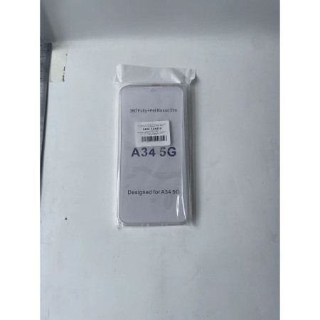 Husa de protectie Flippy 360 grade, PC+TPU+Folie policarbonat, pentru Samsung Galaxy A34 5G , Transparent