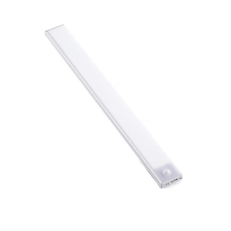 Lampa LED cu Senzor de Lumina si Miscare 30 cm, Flippy, Intensitate Reglabila, Suport Magnetic, 79 LED-uri, 114.59lm , Acumulator 600mAh cu Reincarcare prin USB-C, pentru Bucatarie, Hol, Dressing, Garaj