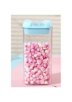 Cutie de Depozitare Alimente, Flippy, 1.2L,  cu capac, 10x10x20.5 cm, 370g, Transparenta