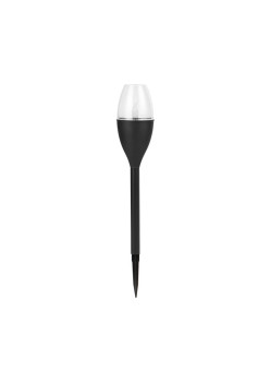 Lampa solara LED tip pahar de vin pentru gradina Flippy, inaltime 37.5 cm, efect de flacara, material PVC si ABS, 2V, 200mAh, multicolor