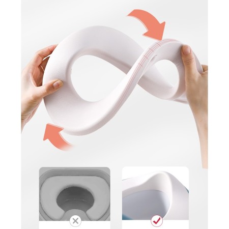 Olita pentru Copii, Flippy, +1an, Portabila, cu Capac, Model Prietenos, Non-Toxic, Compartiment Detasabil, cu 4 Picioare, Usor de Curatat, Mov Gold