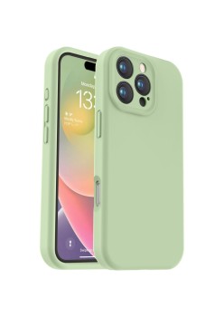 Husa de Protectie Matte TPU, Flippy, pentru Apple iPhone 16 Pro, Protectie Camera, Antisoc, Antizgariere, Antialunecare, Acoperire Completa, Verde