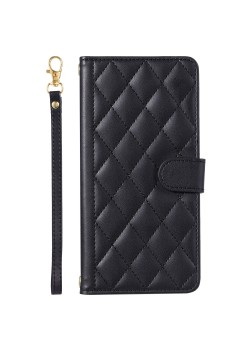 Husa de Protectie Tip Carte, Flippy, pentru Apple iPhone 15 Plus, Model cu Suport si Capsa, Antisoc, Rezistenta la Impact, Protectie Camera, Neagra