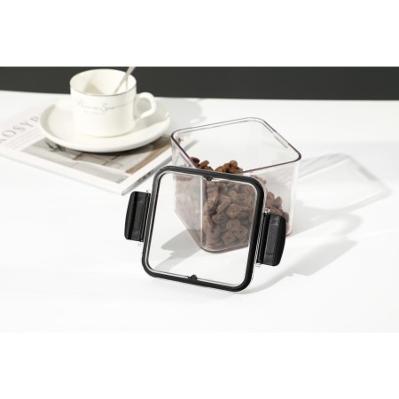 Set 6 Cutii depozitare pentru bucatarie, Flippy, 2x0.46 L, 2x0.7 L, 1x1.3 L, 1x1.8 L