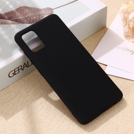 Husa protectie compatibila cu Samsung S10 Lite Liquid Silicone Case Negru
