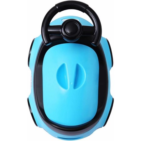 Olita pentru Copii, Flippy, +1an, Portabila, Design Masinuta cu Capac, Model Prietenos, Non-Toxic, Compartiment Detasabil, Usor de Curatat, Albastru
