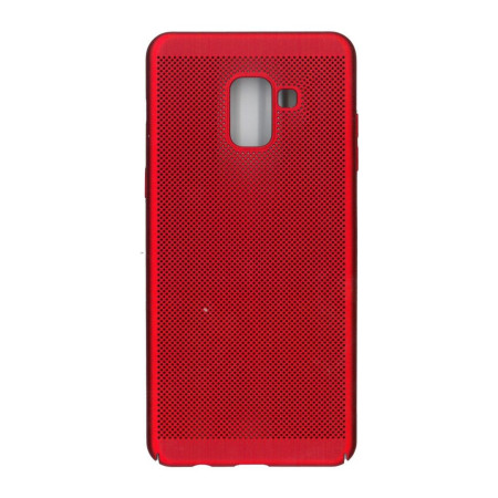 Husa Samsung Galaxy A8 2018 Ultra Slim cu aerisire Rosu