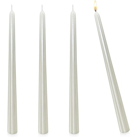 Lumanare Decorativa, Flippy, pentru Masa, 25 cm, din Parafina, fara Fum, Ardere 7.5h, Alb
