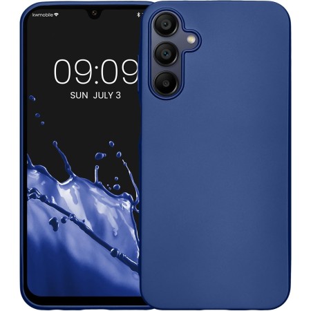 Husa de Protectie Matte TPU, Flippy, pentru Samsung Galaxy A35 5G, Protectie Camera, Antisoc, Antizgariere, Antialunecare, Acoperire Completa, Albastru