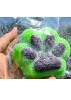 7,5 cm - 55g - Cat Paw Squeeze Medium Berde