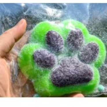 7,5 cm - 55g - Cat Paw Squeeze Medium Berde