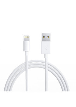 Cablu date / Incarcare compatibil Apple iPhone 5, 6, 6 Plus, 6S, 6S Plus, SE, 7, 7 Plus, 8, 8 Plus, X, XS, XS MAX, 11, 11PRO, 11 PRO MAX, seria iPhone 12, iPhone 13, iPhone 14, Flippy, 1 m, model SX-23, 5V, 3A, TPE, Alb