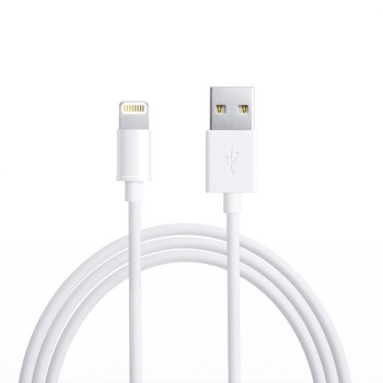 Cablu date / Incarcare compatibil Apple iPhone 5, 6, 6 Plus, 6S, 6S Plus, SE, 7, 7 Plus, 8, 8 Plus, X, XS, XS MAX, 11, 11PRO, 11 PRO MAX, seria iPhone 12, iPhone 13, iPhone 14, Flippy, 1 m, model SX-23, 5V, 3A, TPE, Alb