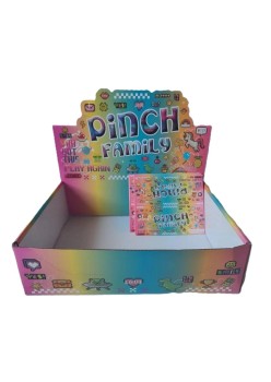 Cutie de Ambalare pentru Set 12 Jucarii Antistres Squishy, Flippy, din Carton, 14 x 14 x 14 cm, Multicolor