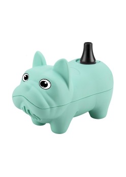 Pompa Electrica de Umflat Baloane, Flippy, Model Catelus, cu o Iesire, 220V, Putere 300W, Accesorii petrecere, Verde