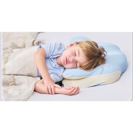 Perna Ergonomica, Flippy, pentru Copii 2-5 Ani, Antibacteriana, 5D, Revenire Lenta, 38 x 67 x 4/6 cm, Albastru