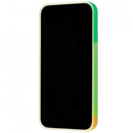 Husa protectie Flippy compatibila cu Apple iPhone 7/8G/SE2020 Tpu Ombre, Verde/Portocaliu