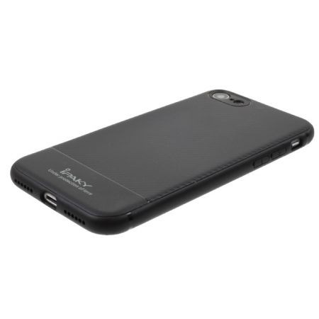 Husa Apple iPhone 7 Plus IPAKY Carbon Fiber Negru
