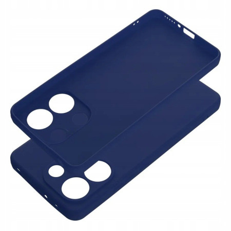 Husa de Protectie, Flippy, pentru Xiaomi Redmi Note 13 Pro 5G, Liquid Silicone, cu Microfibra pe Interior, Protectie Antisoc, Compatibil Incarcare Wireless, Albastru