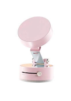 Suport magnetic Flippy pentru  telefon, pliabil si retractabil pe ambele parti, pentru toate telefoanele mobile, roz