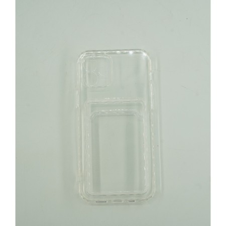 Husa protectie Flippy cu suport card compatibila cu Samsung Galaxy A72 Transparent