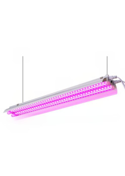 Lampa dubla pentru cresterea plantelor Flippy, 50 cm, T5, tehnologie LED, nu afecteaza plantele, potrivit pentru intregul ciclu de crestere, multicolor