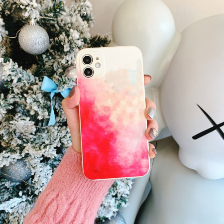 Husa protectie Flippy compatibila cu Apple iPhone 7/8G/SE2020 Tpu Ombre, Roz/Galben
