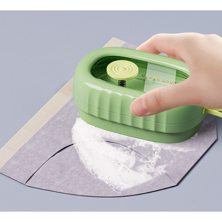 Perie de Spalat Haine, Flippy, cu Dispenser pentru Detergent, 4 Perii de Curatare, din ABS + PS, Verde