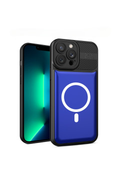 Husa Urban Armor pentru Samsung Galaxy A24 4G, Flippy, Suport Auto Magnetic, Protectie Antisoc, Albastru
