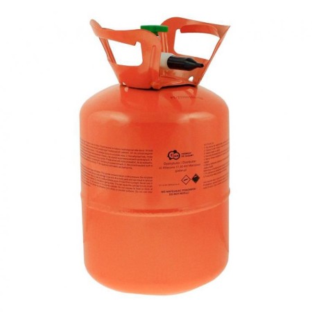 Butelie Heliu de Unica Folosinta, Flippy, Butelie pentru 30 Baloane Latex, ideala pentru Petreceri si Evenimente, 0.20 m3, 24 x 24 x 42 cm, Rosu