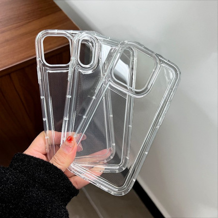 Husa de protectie Flippy, Airbag Shock Absorption, TPU, pentru Apple iPhone 11 , Transparent