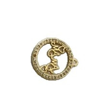 Bratara Placata cu Aur 24K Mama in Cerc