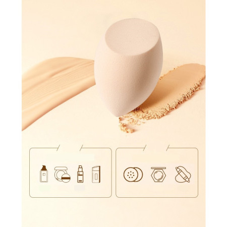Set Buretei Machiaj, Flippy, Premium, nude, 3 bucati