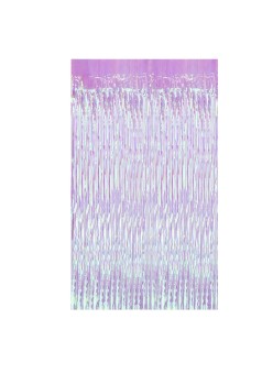 Perdea Franjurata, Flippy, Model Decor Petrecere, pentru Fundal de Poze, Amenajare Colorata a Petrecerii, Dimensiune 100x200 cm, Roz