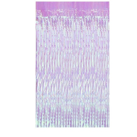 Perdea Franjurata, Flippy, Model Decor Petrecere, pentru Fundal de Poze, Amenajare Colorata a Petrecerii, Dimensiune 100x200 cm, Roz