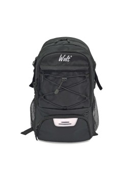 Rucsac de Baschet Multifunctional, Flippy, pentru Calatorie, Sport, Scoala, cu Compartiment pentru Pantofi si Minge, 32 Litri, 45x32x22 cm, Negru