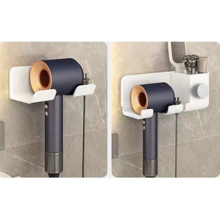 Uscator de Par multifunctional, Flippy, Montat pe Perete, Negru, Dimensiune 23*8.8*9.5 cm