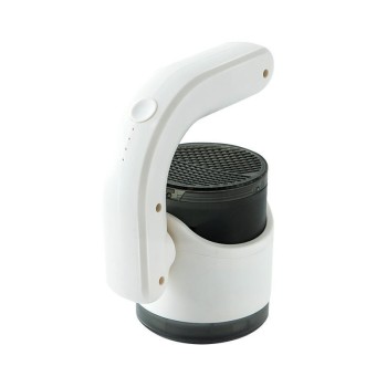 Aparat Pentru Curatat Scame, Par Si Praf, Flippy, cu LED, Pentru Diferite Tipuri De Material, Cu Lame Din Otel Inoxidabil, Compartiment de Depozitare, Maner Reglabil, 11x10.5x8.7 cm, Alb