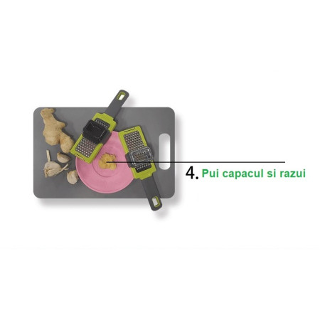Razatoare Multifunctionala Manuala, pentru Ustuoi, Branza, Cascaval, Verde