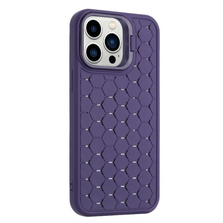 Husa de Protectie TPU, Flippy, pentru Apple iPhone 15 Plus, 3D Cube, cu Inel, Protectie Camera, Antisoc, Antizgariere, Antialunecare, Acoperire Completa, Mov