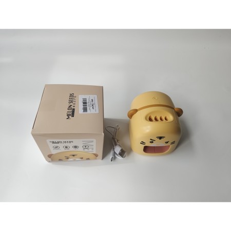 Mașină de Decojit Semințe, Flippy, Mini Deschizător, Model Tigru, Incarcare USB, 9.7x10x8.6 cm, Portocaliu