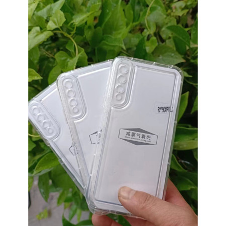 Husa de protectie Flippy, Airbag Shock Absorption, TPU, pentru Apple iPhone 14 , Transparent