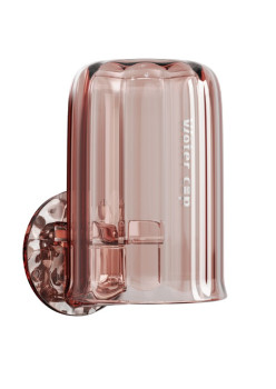 Suport Multifunctional 2 in 1, Pahar si Suport pentru Periuta de Dinti, Flippy, Plastic, Dimensiune: 10.4 x 7.3 x 7.3 cm, Roz