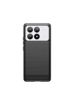 Husa Protectie, Flippy, pentru Xiaomi Redmi 13C 5G, TPU Carbon, Negru
