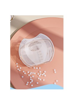 Colector lapte matern silicon alimentar, 80 ml, anti-debordare, confort mama, transparent