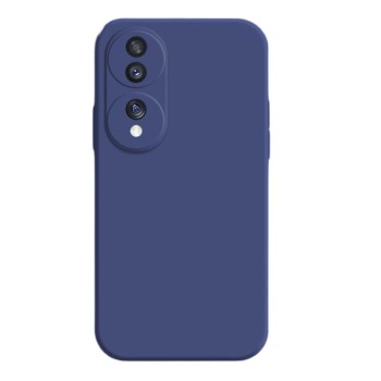 Husa de Protectie, Flippy, pentru Honor 70, Liquid Silicone, cu Microfibra pe Interior, Protectie Antisoc, Compatibil Incarcare Wireless, Albastru