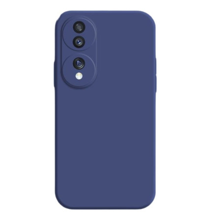 Husa de Protectie, Flippy, pentru Honor 70, Liquid Silicone, cu Microfibra pe Interior, Protectie Antisoc, Compatibil Incarcare Wireless, Albastru