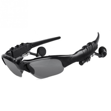 Ochelari de Soare Inteligenti, Flippy, Lentile Polarizate, Conexiune Bluetooth 5.0, Functie Apelare, Redare Muzicala, Impermeabili IPX3, 12.5 x 17 x 4 cm, Negru