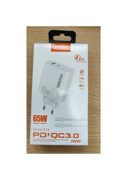Incarcator Rapid PD QC 3.0 Mufe Tip C si USB 65W,