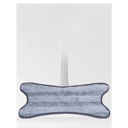 Rezerva Mop Plat, Flippy, din Fibre Superfine, Lavabila, 15 x 38 cm, Argintiu